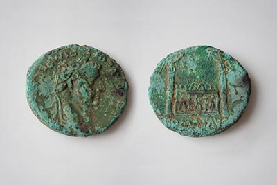 Dupondius/As, ca. 9 - 14 n. Chr.