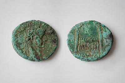 Dupondius/As, ca. 9 - 14 n. Chr. Dupondius/As, ca. 9 - 14 n. Chr.