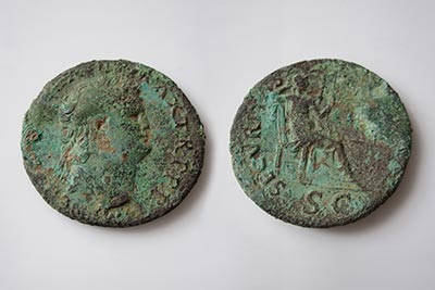 Dupondius,66 - 67 n. Chr. Dupondius,66 - 67 n. Chr.
