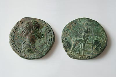 Sesterz, 145 - 161 n. Chr. Sesterz, 145 - 161 n. Chr.