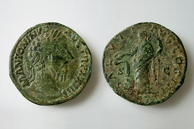 Sesterz, 169 - 170 n. Chr.