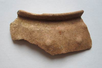 Scherbe mit Buckelzier Scherbe mit Buckelzier