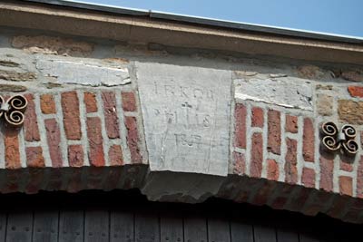 Hauszeichen Christusmonogramm, Mausbach, Vichter Straße 33