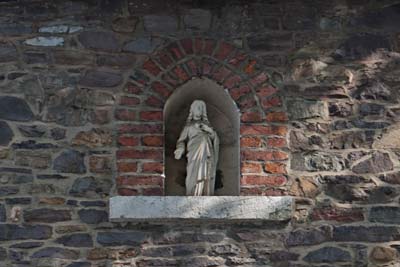 Hausfigur Herz Jesu, Zweifall, Jägerhausstraße 19