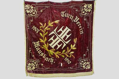 Banner Turnverein Mausbach 1910 Banner Turnverein Mausbach 1910