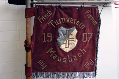 Banner Turnverein Mausbach 1907 Banner Turnverein Mausbach 1907