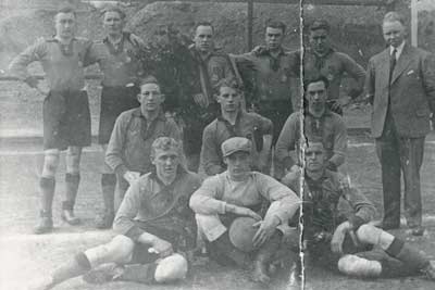 Fußballmanschaft Gressenich ca. 1930er