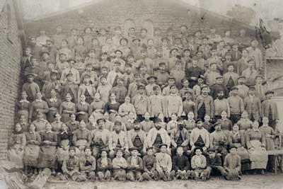 Belegschaft Grube Diepenlinchen a1900 Belegschaft Grube Diepenlinchen a1900