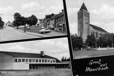 Mausbach, Postkarte 1964