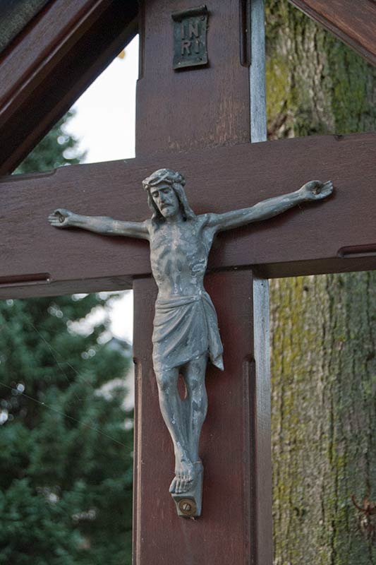 Corpus Franzosenkreuz Gressenicher Straße in Mausbach im November 2024