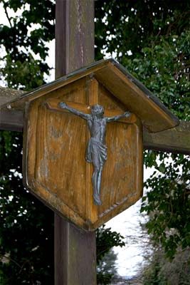 Corpus Wegkreuz Auf der Eiche / Am Pannes im Februar 2025