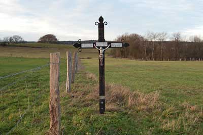 Donatus-Kreuz in der Fleuth, Nachbildung Donatus-Kreuz in der Fleuth, Dezember 2019, Nachbildung der Stiftung von 1900