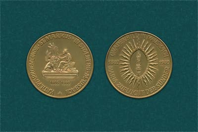 Medaille St. Markus 1980, Messing