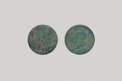 1 Centime Paris 1797-1798