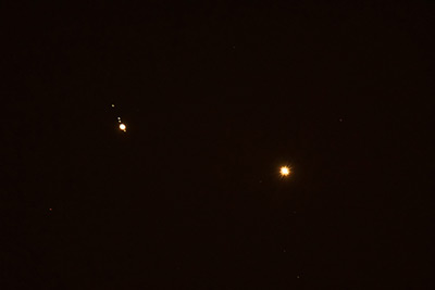 Venus mit Jupiter Venus mit Jupiter