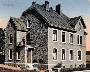 Pfarrhaus Mausbach 1914