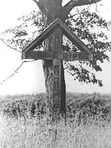 Cholera-Kreuz in Mausbach, Nachbildung von 1929