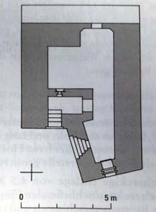 Grundriss des Westwallbunkers im Erlbusch